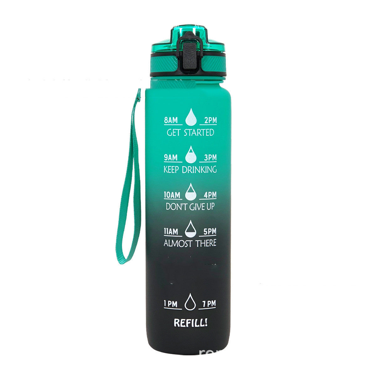 Bouteille d'eau dégradée givrée Sports