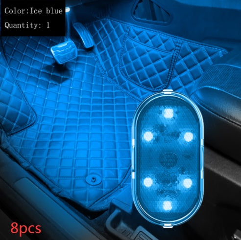 Lampe à capteur tactile sans câblage, libre de coller l'éclairage d'ambiance intégré