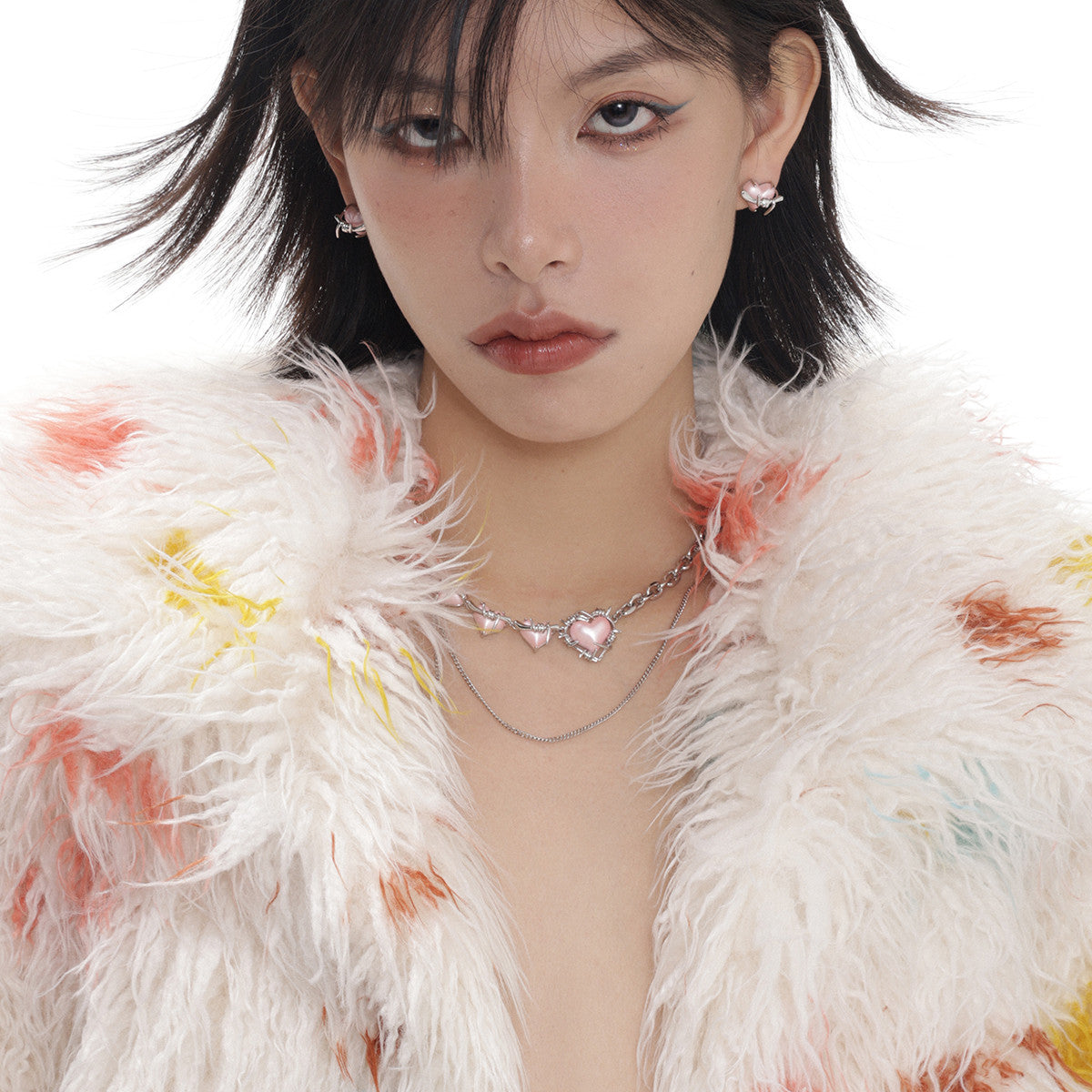 Collier pendentif amour simple à la mode pour femmes