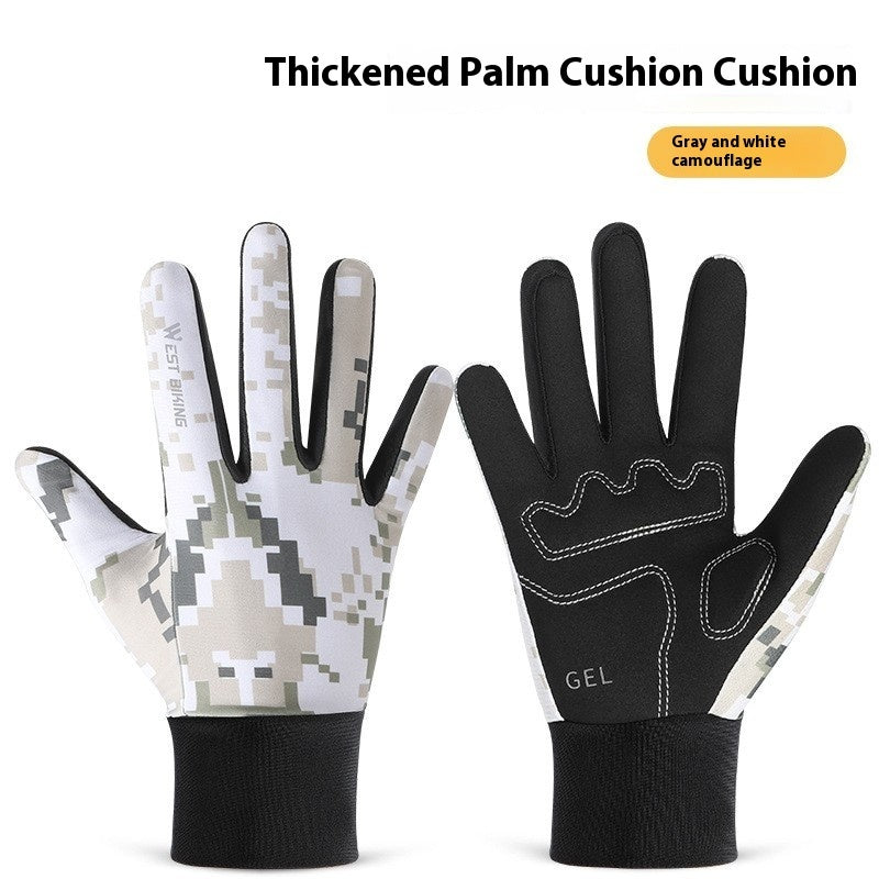 Non-slip Breathable Cycling Gloves Bicycle Fixture