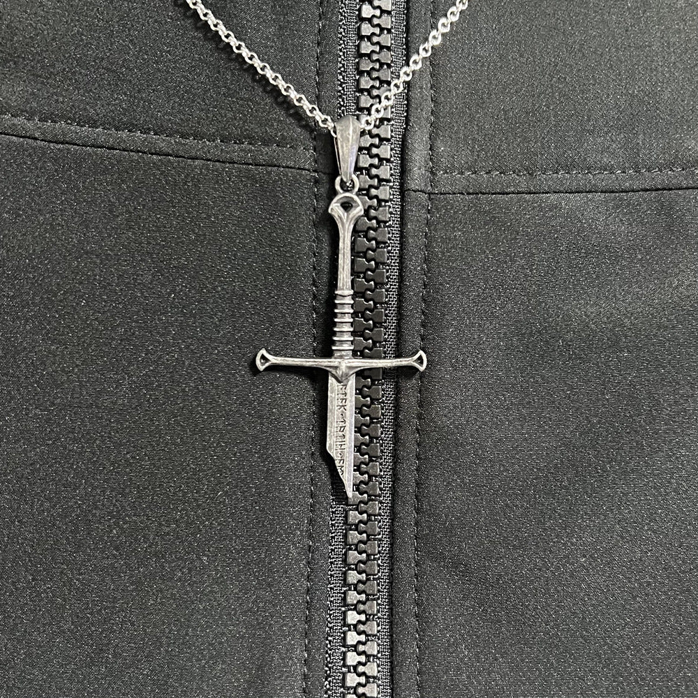Sword Necklace Broken Sword Model Pendant Pendant Jewelry