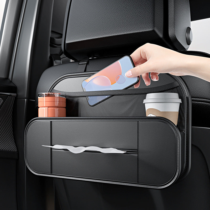 Bolsa de almacenamiento trasera para asiento de coche