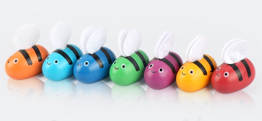 Jouets en bois jeux de société ruche enfants éducation précoce Clip attraper abeille jouets sensoriels pour enfants jeu de Coordination œil-main