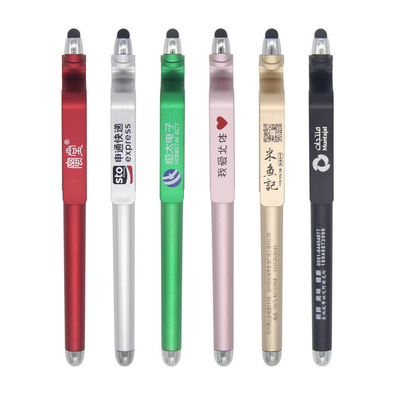 Stylo multifonctionnel de support de téléphone portable, stylo pour écran tactile