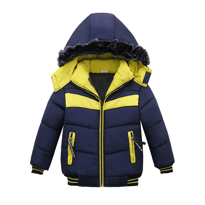 Vestes matelassées en coton pour garçons de petite et moyenne taille