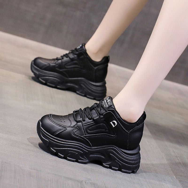 Chaussures pour femmes automne talon caché chaussures blanches femme Sneaker