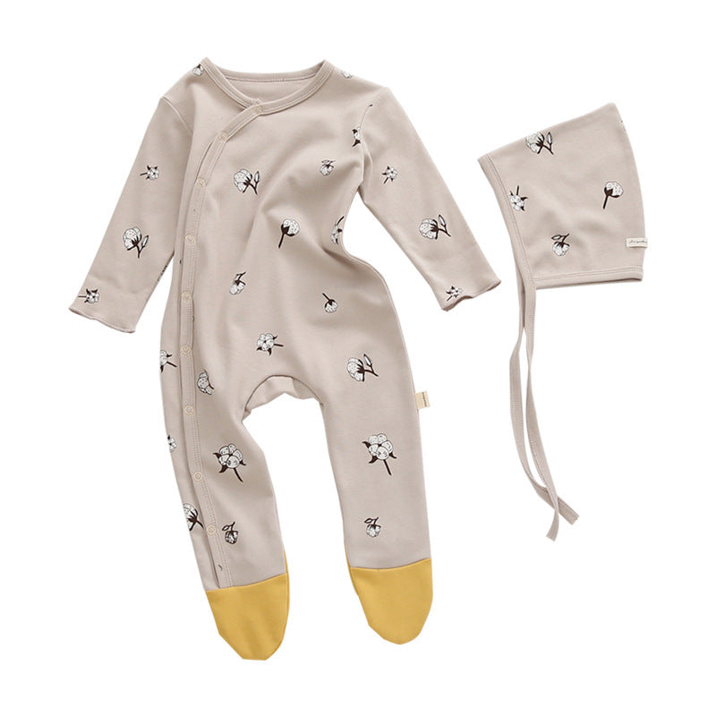 Mameluco estampado de algodón para bebés
