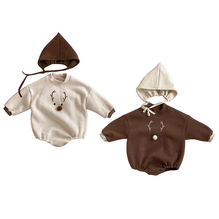 Vêtements de noël barboteuse vêtements pour bébé automne et hiver