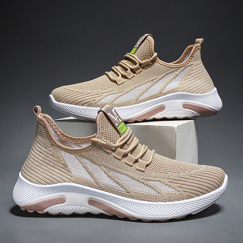 Zapatos individuales de moda de estilo coreano para hombre, cómodas zapatillas de deporte informales a la moda para correr