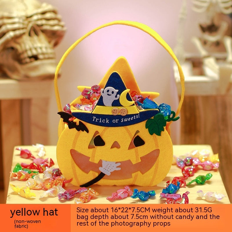 Halloween Pumpkin Bag Portable Children Props