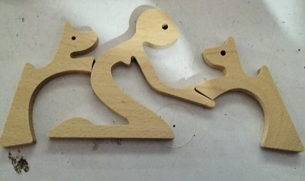 Figurine de chien en bois à faire soi-même, Sculpture de décoration de maison, un homme et un chien, Sculpture en bois, cadeaux de noël, modèle de décoration
