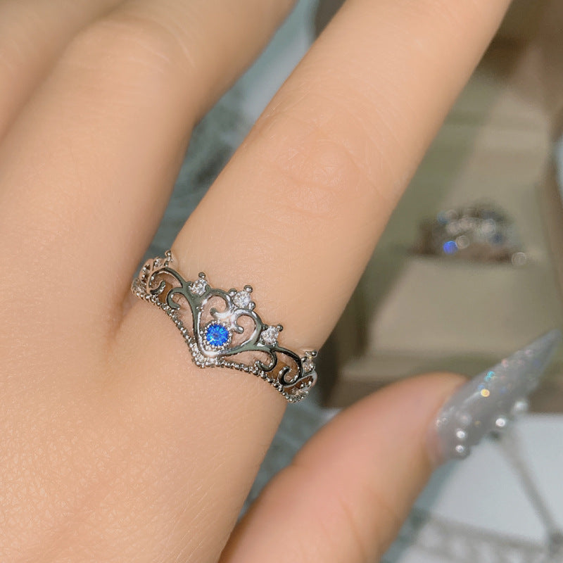 Anillo de niña azul océano suave de Wendy's Life medieval