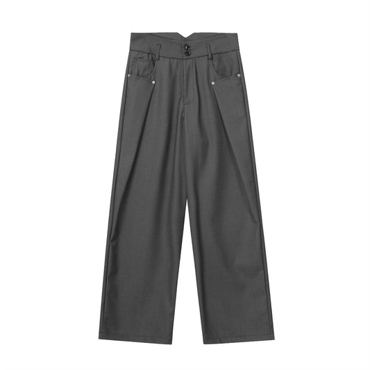 Men's Fashion Special-interest High-grade Casual Pants Straight-leg Trousers