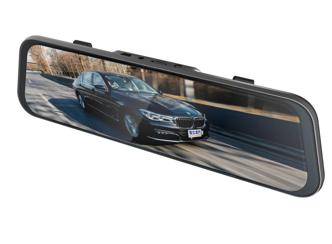 Enregistreur de conduite rétroviseur HD 10 pouces plein écran tactile