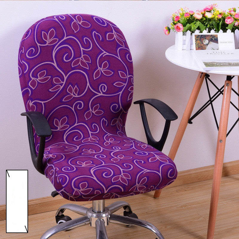 Housse de chaise d'ordinateur housse de chaise de bureau ensemble de chaise pivotante housse de chaise housse de chaise de levage rotative housse de chaise