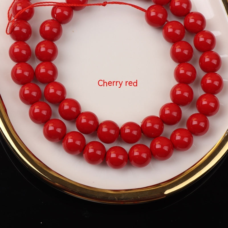 Perla de color Nanyang con agujero recto