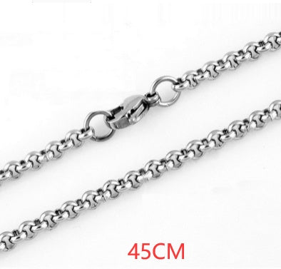 Colgante de hombre con cadena.