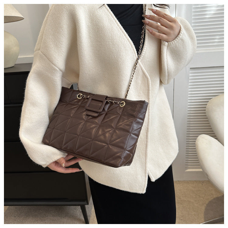 Sacs à bandoulière femme nouveau sac à chaîne en losange de style Chanel Chic et tendance