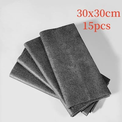 Chiffon de nettoyage magique épaissi Surface en microfibre polissage instantané chiffon de nettoyage ménager pour vitres miroirs Gadgets de cuisine de voiture