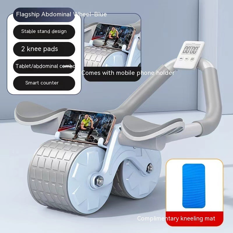 Support de coude roue abdominale Fitness Machine à rouler le ventre outil d'aplatissement du ventre