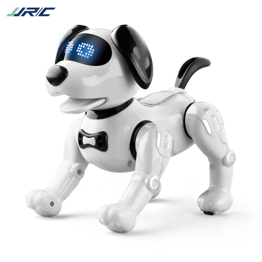 Chien robot intelligent tactile de chargement en plastique