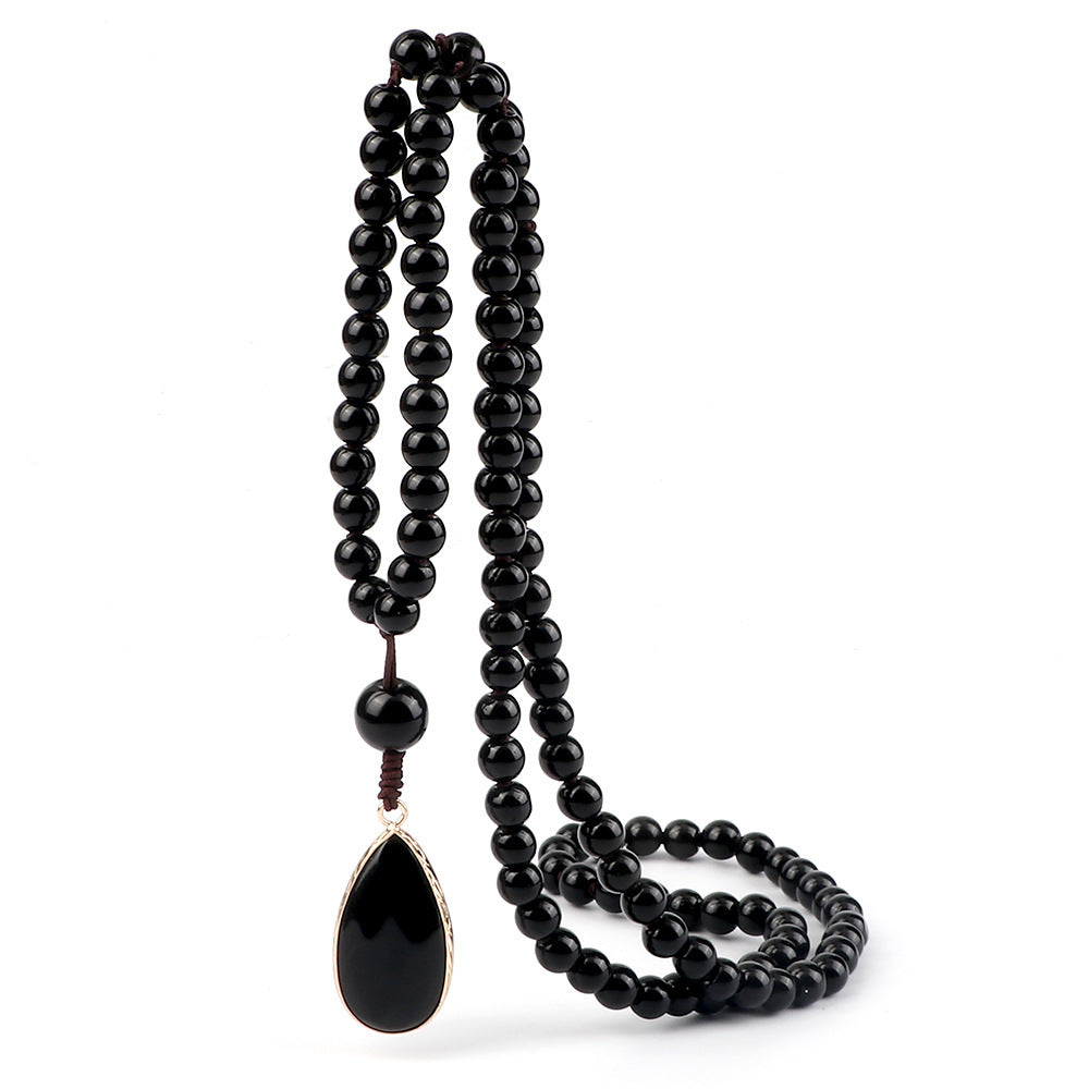 Creative Fashion Multi-circle Layer 108 Pieces Bead String Jewelry Necklace Bracelet