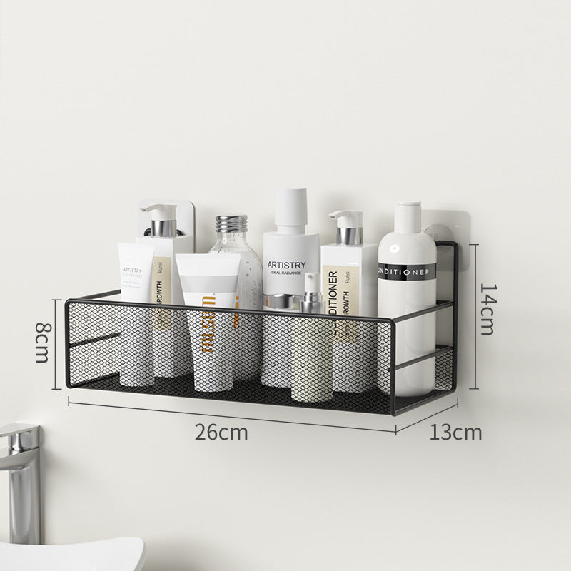 Étagère murale de salle de bain, sans perceuse, douche, organisateur de shampoing, accessoires de toilette