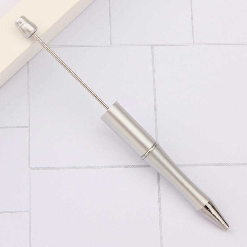Stylo à bille créatif en plastique avec perles