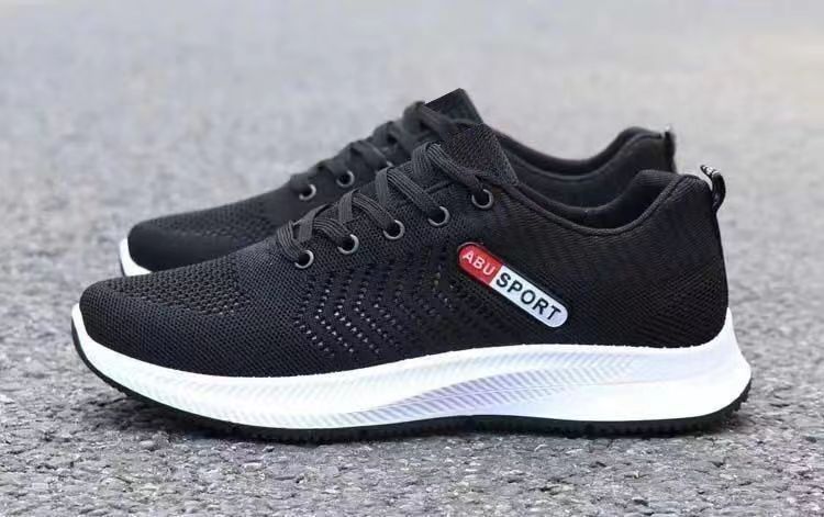 Zapatos casuales transpirables todo fósforo de moda de malla tejida con mosca para hombres