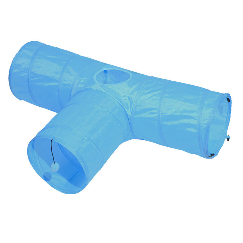 Nouveau Tunnel pour chat pliable chemin d'escalade pour animaux