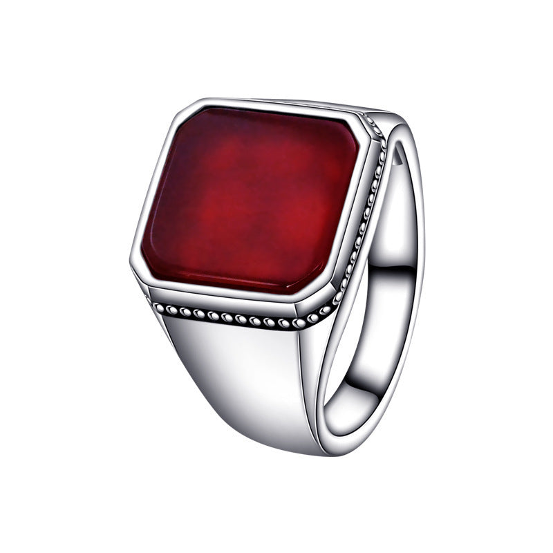 Women's Micro Inlaid Square Ring