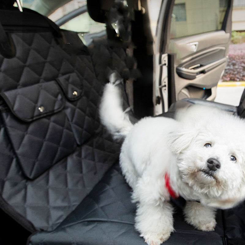 Tapis arrière pour animaux de compagnie à deux places en polyester simple