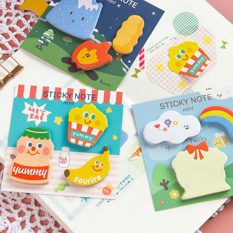 Notas Post-it® Patrón de calabaza espeluznante de Halloween