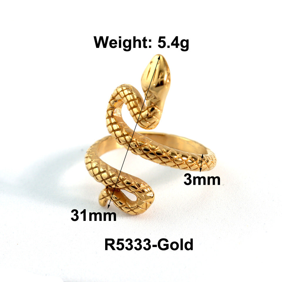 Fashion Bamboo Stainless Steel Ring