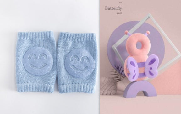 Chaussettes d'été en éponge pour bébé, genouillères rampantes pour tout-petits