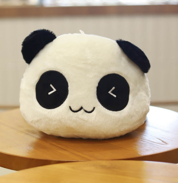 Almohada de panda tumbado, almohada grande para dormir