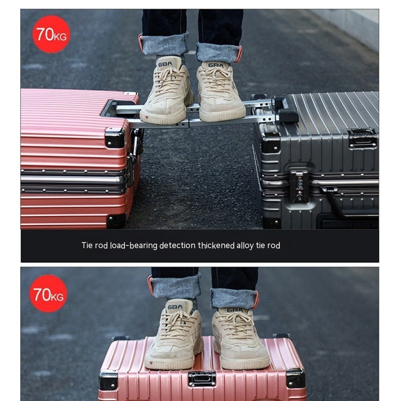 Machine d'embarquement de bagages de barre de traction de cadre en aluminium carré horizontal