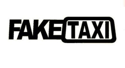 Autocollant drôle de voiture de signe de dérive de faux taxi