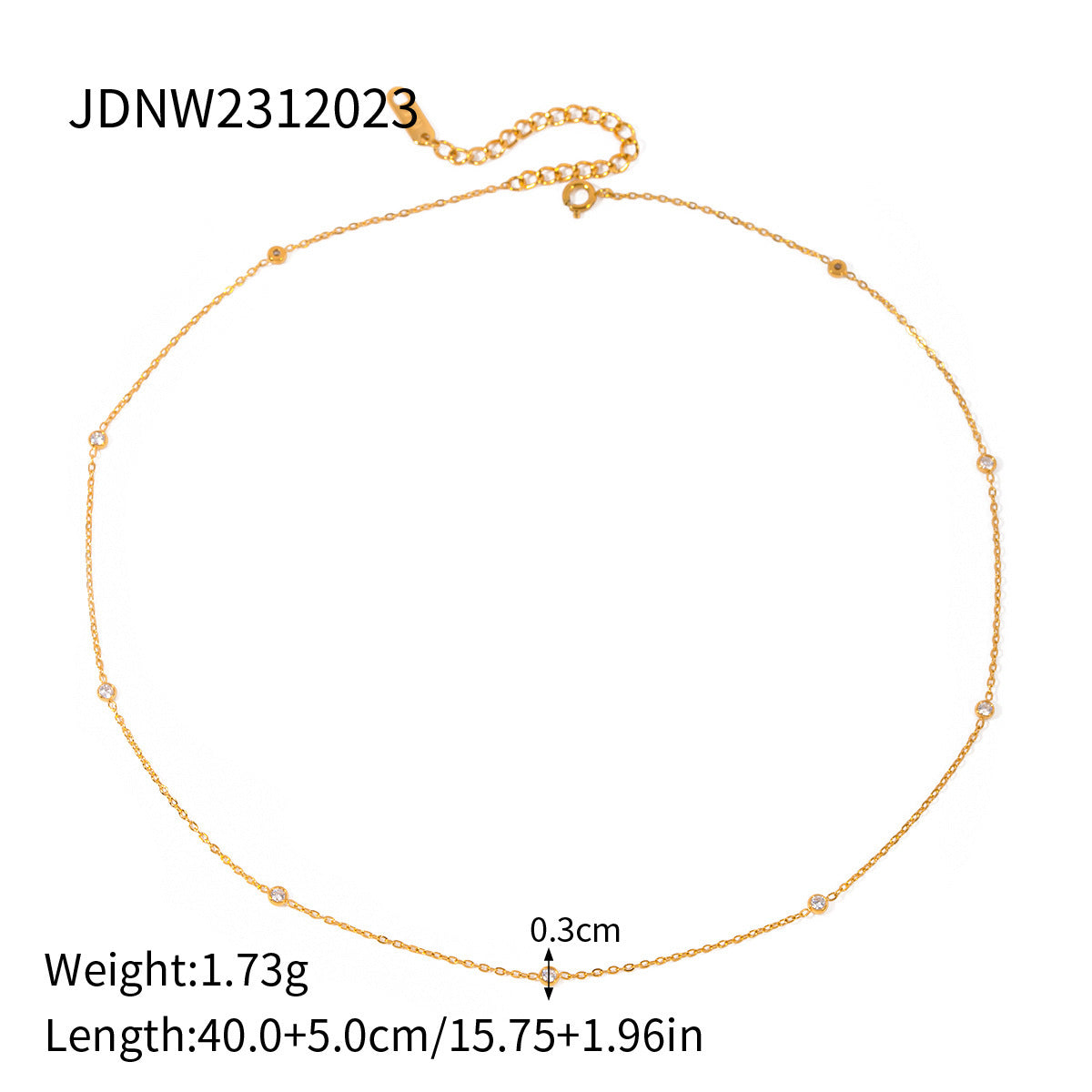 Collier assorti avec chaîne de pull de haute qualité