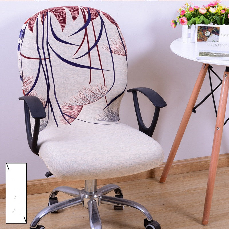 Housse de chaise d'ordinateur housse de chaise de bureau ensemble de chaise pivotante housse de chaise housse de chaise de levage rotative housse de chaise