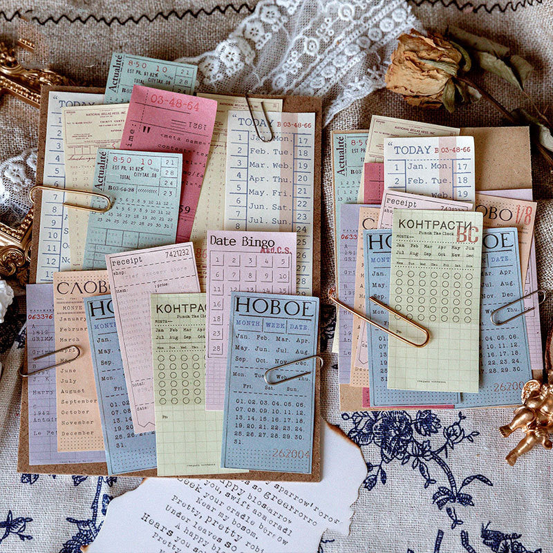 Bloc-notes inscriptible vintage créatif City Notes