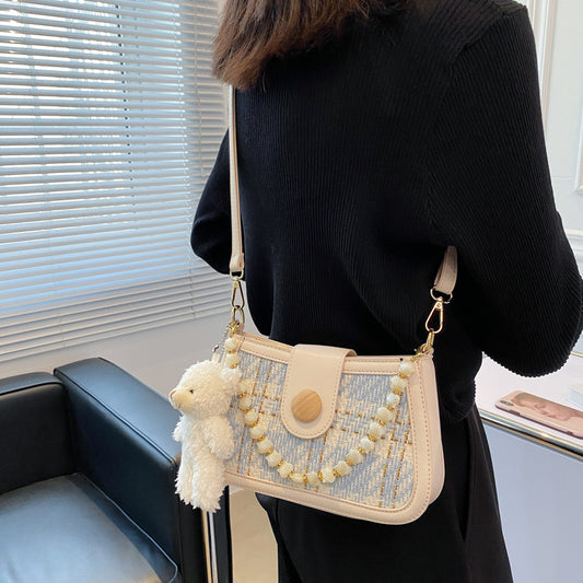 New Shoulder Bag Girls' Casual Messenger Bag Pendant