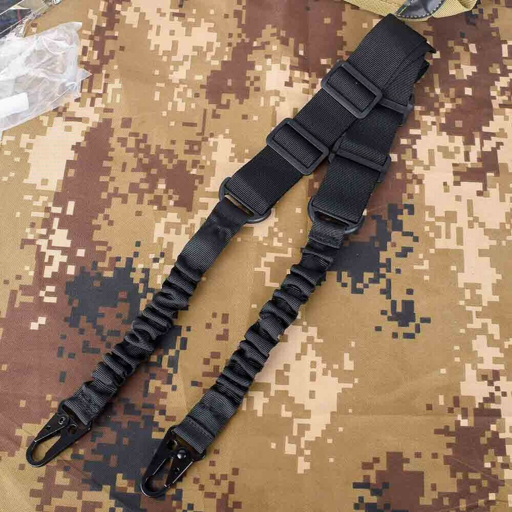 Sangle d'épaule pour fusil tactique, crochet à 2 points, une seule sangle pour la chasse