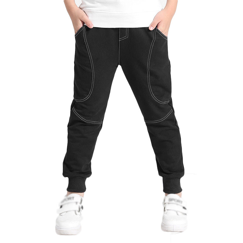 Pantalons de sport décontractés en pur coton pour enfants, nouvelle collection printemps et automne