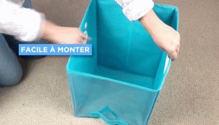Cesta de almacenamiento plegable, desmontable, acolchada, cesto para ropa sucia