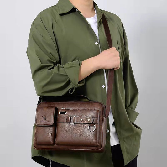 Bolso bandolera casual de moda para hombre