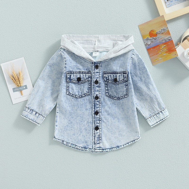 Manteaux pour garçons et filles dans le Style petit garçon, haut à capuche Chic et beau Cowboy