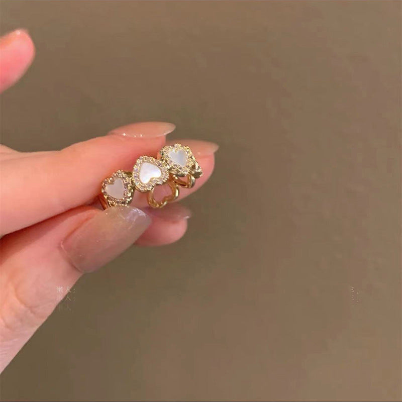 Anillo de piedra Natural ámbar estilo Vintage Maillard para mujer temperamento salvaje