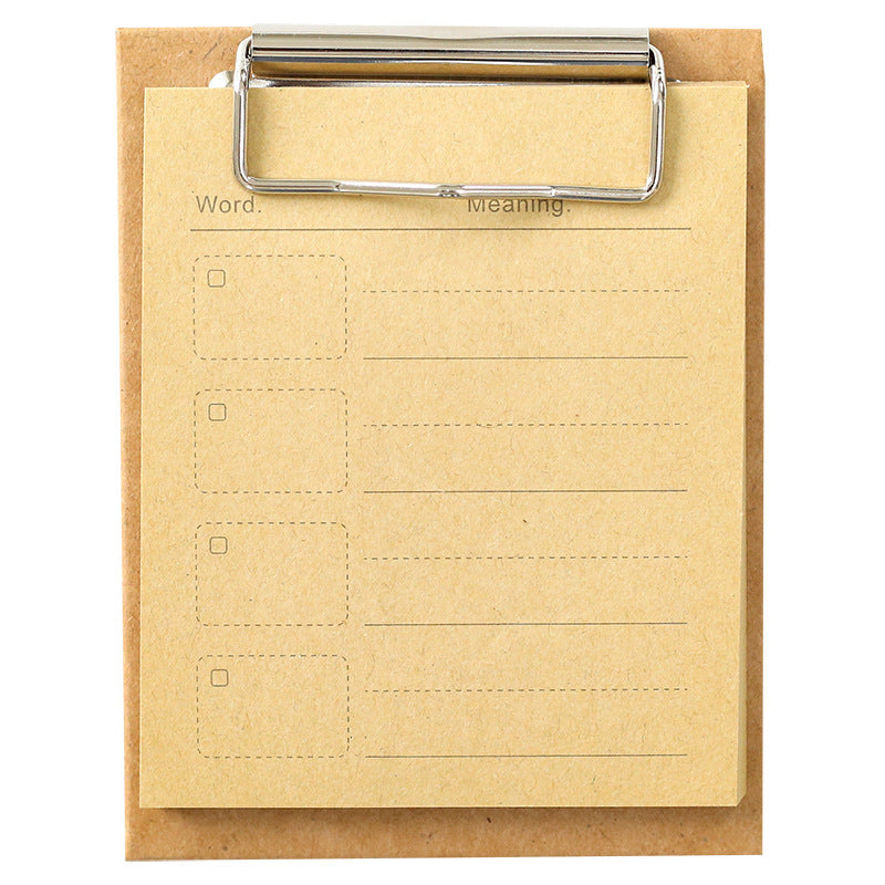 Clip créatif en cuir de vache pour tableau de couleurs, Note autocollante pour étudiants, peut se déchirer N fois