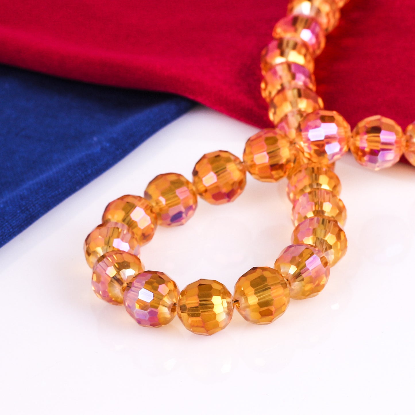 Accessoires de coiffure de mariée galvanisés, matériel d'ornement, perles coupées